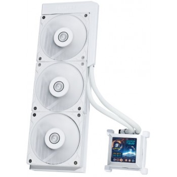 Lian Li Hydroshift LCD 360 ARGB water cooling, fanless, white