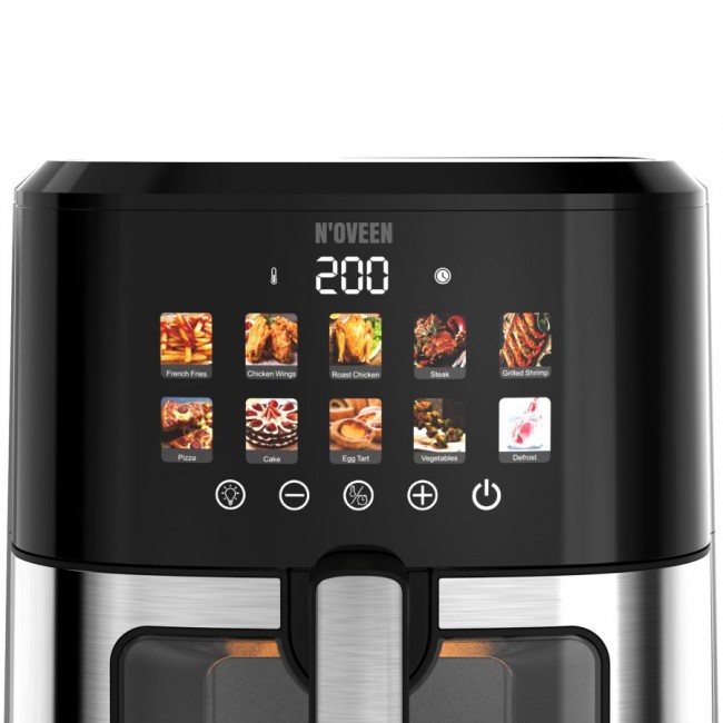 N'oveen AF770 X-LINE Greaseless deep fat fryer Black, Silver N'oveen AF770 X-LINE Greaseless deep fat fryer Black, Silver