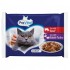PREVITAL Beef and rabbit with turkey in jelly wet cat food 4 x 100g