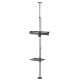 Telescopic TV holder, ceiling and floor with shelf Maclean MC-791N 37 Telescopic TV holder, ceiling and floor with shelf Maclean MC-791N 37