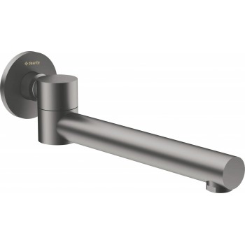 Foldable bathtub spout - round
