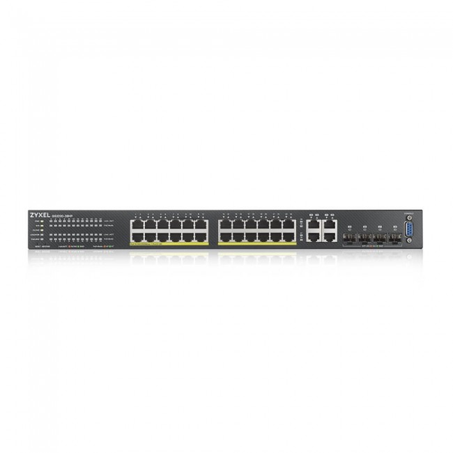 Zyxel GS2220-28HP-EU0101F network switch Managed L2 Gigabit Ethernet (10/100/1000) Power over Ethernet (PoE) Black