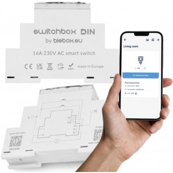 Switchbox relay module din Blebox