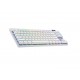Logitech G PRO X TKL keyboard Gaming RF Wireless + Bluetooth QWERTY US International White