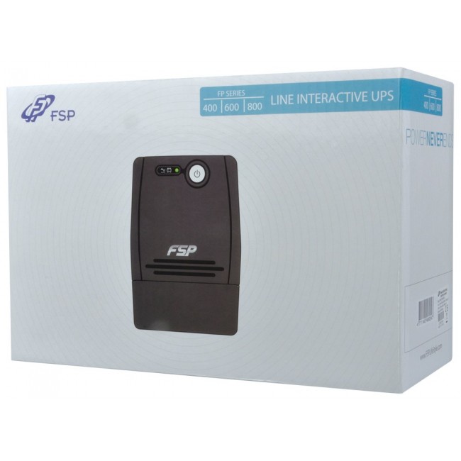 FSP FP 800 uninterruptible power supply (UPS) 0.8 kVA 480 W 2 AC outlet(s)