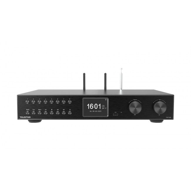 Telestar 5700500 audio tuner Home Black