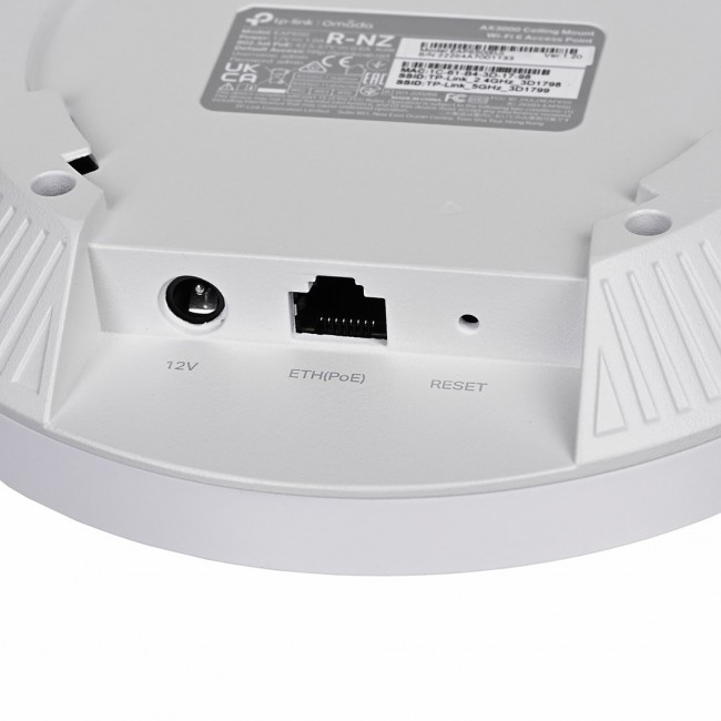 TP-Link Omada AX3000 Ceiling Mount WiFi 6 Access Point TP-Link Omada AX3000 Ceiling Mount WiFi 6 Access Point