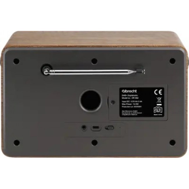 Albrecht DR 862 Portable Digital Grey, Wood