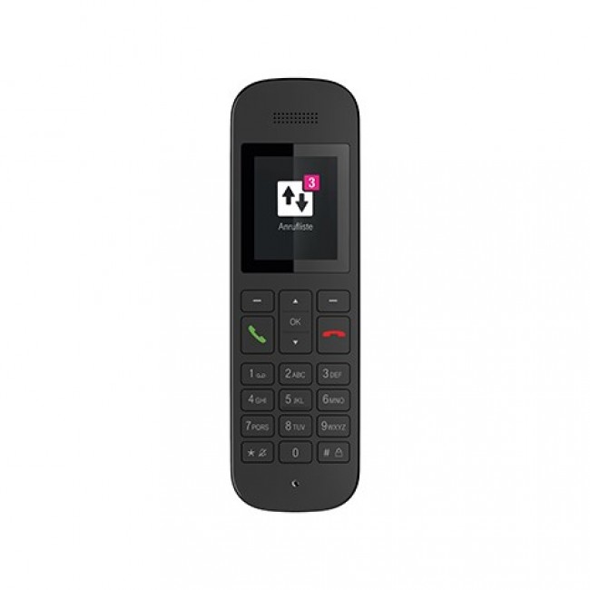 Telekom Sinus A12 Analog/DECT telephone Black