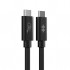 HYPER HyperDrive Next USB cable USB4 Gen 3x2 1.2 m USB C Black