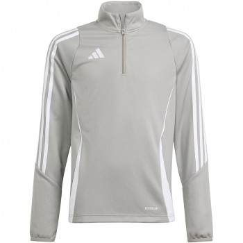 Sweatshirt for kids adidas Tiro 24 Training Top gray IR9363 140cm