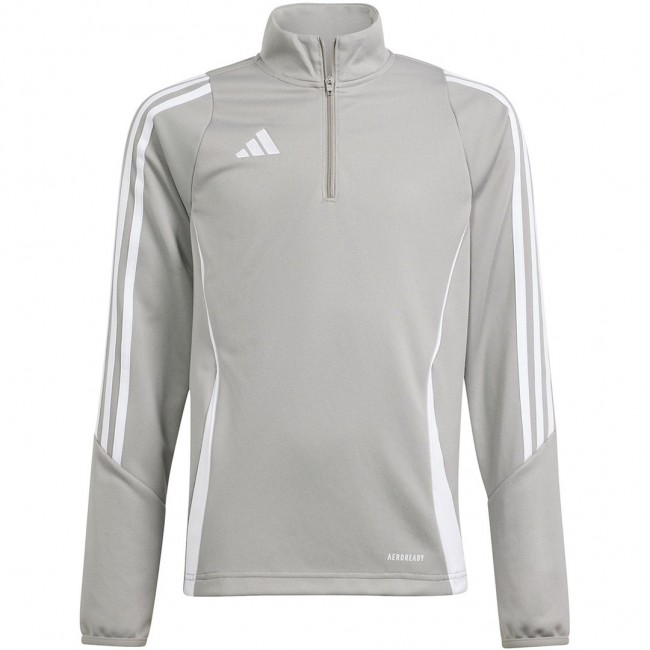 Sweatshirt for kids adidas Tiro 24 Training Top gray IR9363 140cm