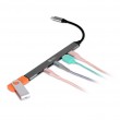BakkerElkhuizen USB-C Hub 7-in-1 (3A+4C) USB Type-C 5000 Mbit/s Black, Gray BakkerElkhuizen USB-C Hub 7-in-1 (3A+4C) USB Type-C 5000 Mbit/s Black, Gray