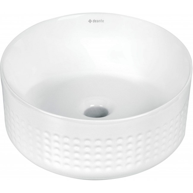Ceramic countertop asymm. washbasin
