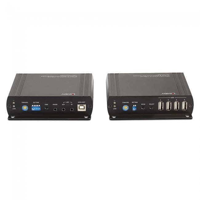 Lindy 140m Cat.6 DVI-D, USB, Audio and RS-232 KVM Extender