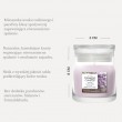 Scented candle YANKEE CANDLE DRIED LAVENDER & OAK 110 g small