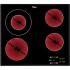 Whirlpool AKT 8130 BA hob Black Built-in Ceramic 4 zone(s) Whirlpool AKT 8130 BA hob Black Built-in Ceramic 4 zone(s)