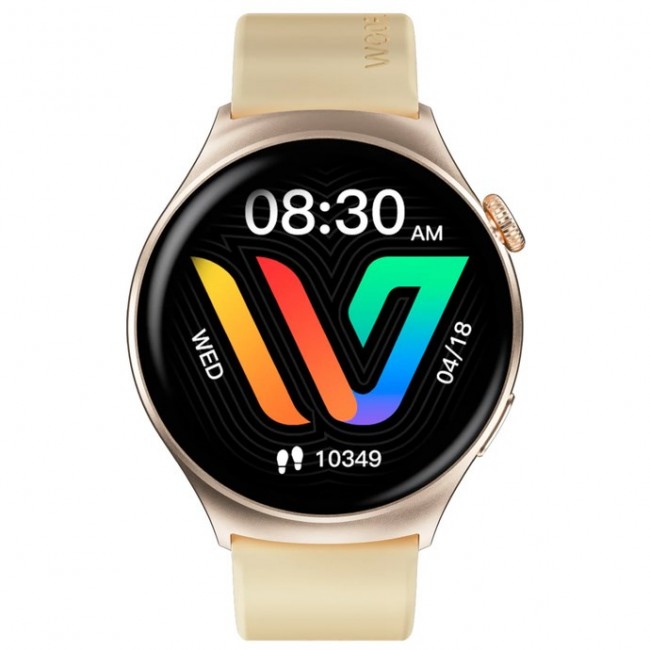Weofly Curve Smartwatch - Multifunction Watch Bluetooth 5.3 Gold Weofly Curve Smartwatch - Multifunction Watch Bluetooth 5.3 Gold