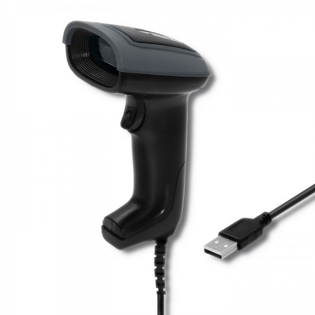Qoltec 50863 Wired QR & BARCODE Scanner | USB Qoltec 50863 Wired QR & BARCODE Scanner | USB