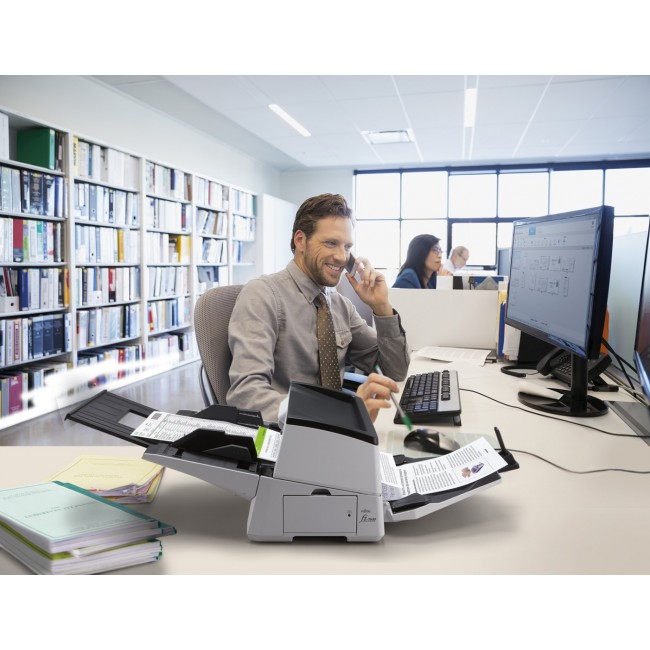 Ricoh fi-7600 ADF + Manual feed scanner 600 x 600 DPI A3 Black, White Ricoh fi-7600 ADF + Manual feed scanner 600 x 600 DPI A3 Black, White