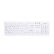 Contour Design Active Key Contour ClassicClean Medical Keyboard Removable Cover Full-Size Wired White DE C8100