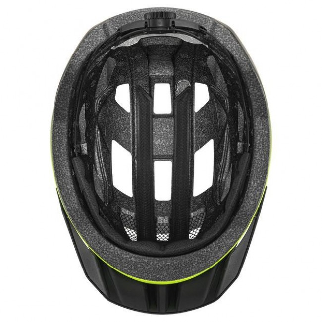 UVEX I-vo 2 Cycling Helmet 60 64 cm, Neon Yellow/Black Matt