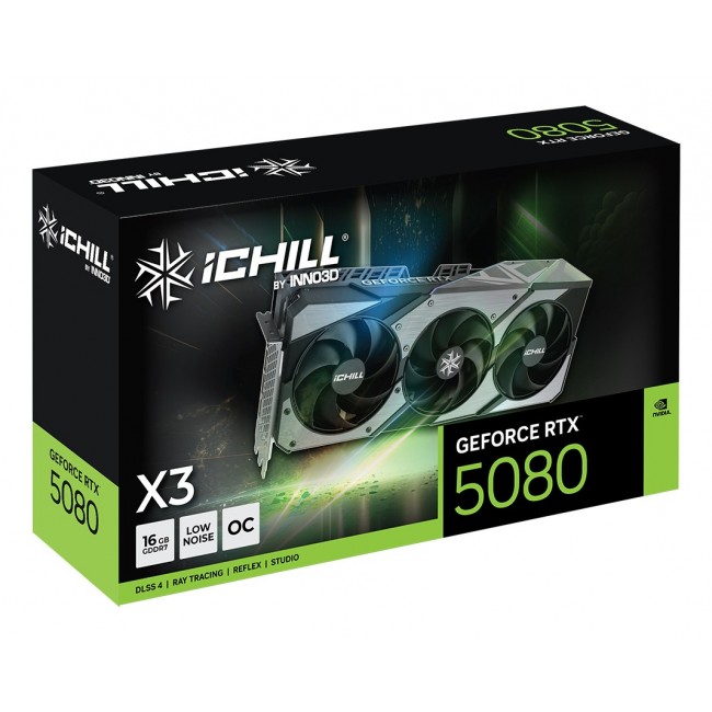 INNO3D iChill GeForce RTX 5080 X3 V2 NVIDIA 16 GB GDDR7 INNO3D iChill GeForce RTX 5080 X3 V2 NVIDIA 16 GB GDDR7
