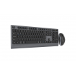 Gembird KBS-WPS-02 Dual-mode slim wireless desktop set, 2.4G+BT, US layout