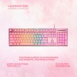 Deltaco Gaming GAM-021-RGB-P-DE keyboard USB QWERTZ German Pink