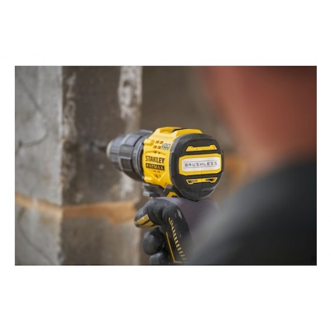 Stanley SFMCD716D2T-QW drill 1900 RPM Keyless Black, Yellow