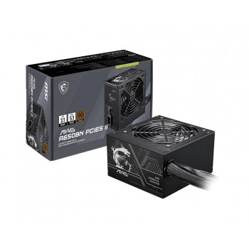 MSI MAG A650BN PCIE5 II power supply unit 650 W 20+4 pin ATX ATX Black MSI MAG A650BN PCIE5 II power supply unit 650 W 20+4 pin ATX ATX Black