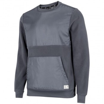 Men's sweatshirt 4F anthracite H4Z22 BLM010 22S S