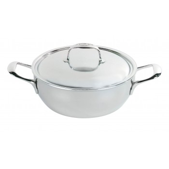 Deep frying pan with 2 handles DEMEYERE Atlantis 7 24 cm
