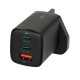 iBOX C-65 Black, GaN 65W universal charger UK plug iBOX C-65 Black, GaN 65W universal charger UK plug