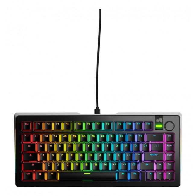 Glorious Gaming GMMK 3 PRO 75% Prebuilt Wired Black - US
