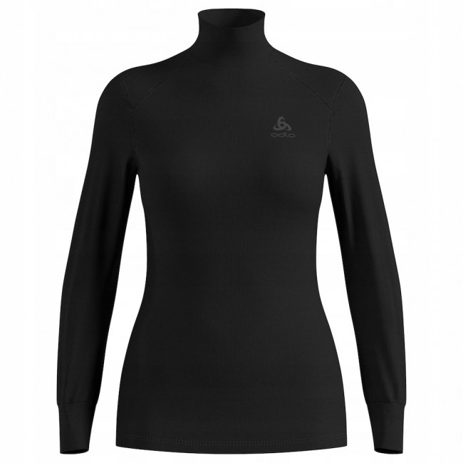 Odlo BL TOP turtle neck l/s ACTIVE WARM ECO women's T-shirt, size M, black Odlo BL TOP turtle neck l/s ACTIVE WARM ECO women's T-shirt, size M, black