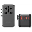 Adapter with Vention 100W charger 1xUSB-A 3xUSB-C