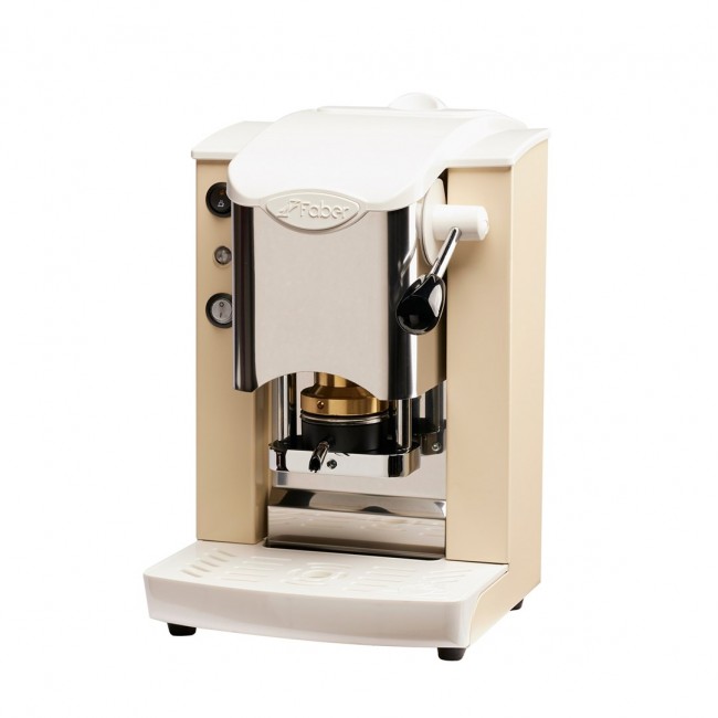 Fab. Coffee Maker Slot Inox ESE Pad Ivory White