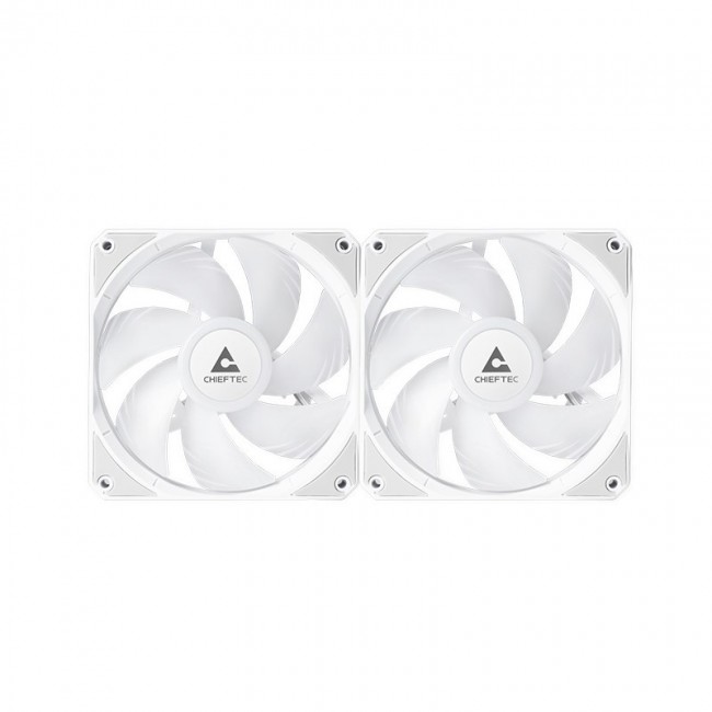 Chieftec ICEBERG 240-RGB-W Computer case All-in-one liquid cooler 12 cm White