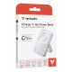 Verbatim Charge 'n' Go Magnetic Wireless Power Bank with stand - 10000 mAh Blue