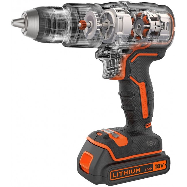 Black & Decker BL188KB-QW power screwdriver/impact driver 1650 RPM Orange
