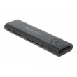 DeLOCK External USB Type-C Combo Enclosure for M.2 NVMe PCIe or SATA SSD - tool free