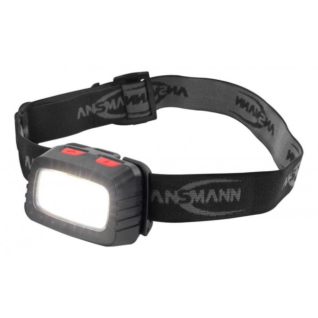 Ansmann HD200B Black, Grey Headband flashlight LED