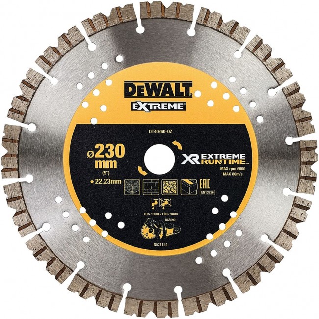 DeWALT DT40260-QZ angle grinder accessory Cutting disc DeWALT DT40260-QZ angle grinder accessory Cutting disc