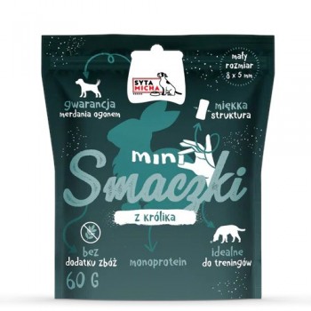 SYTA MICHA Mini treats with rabbit - treat for dogs - 60 g