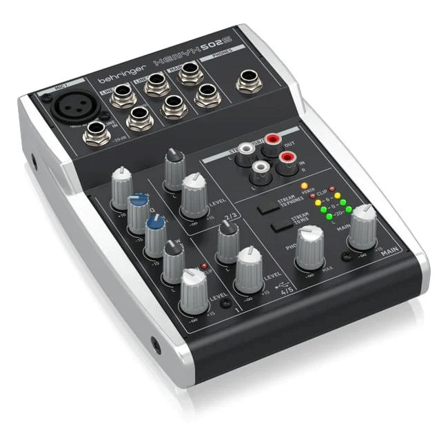 Behringer XENYX 502S - analogue audio mixer