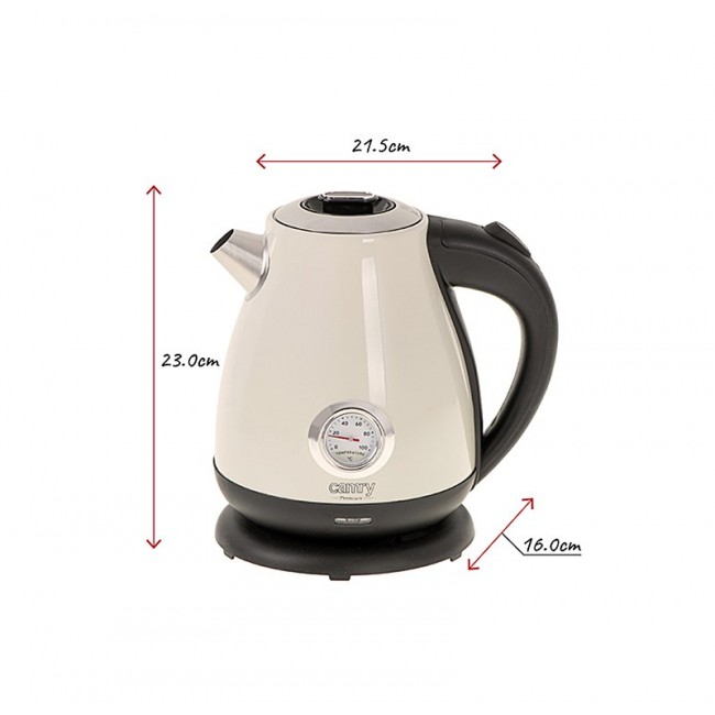CAMRY CR 1344c cream electric kettle CAMRY CR 1344c cream electric kettle