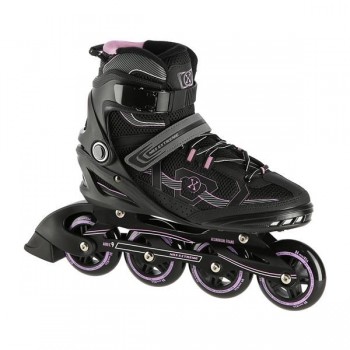 INLINE SKATES NILS EXTREME NA9157 BLACK/PURPLE SIZE. 44