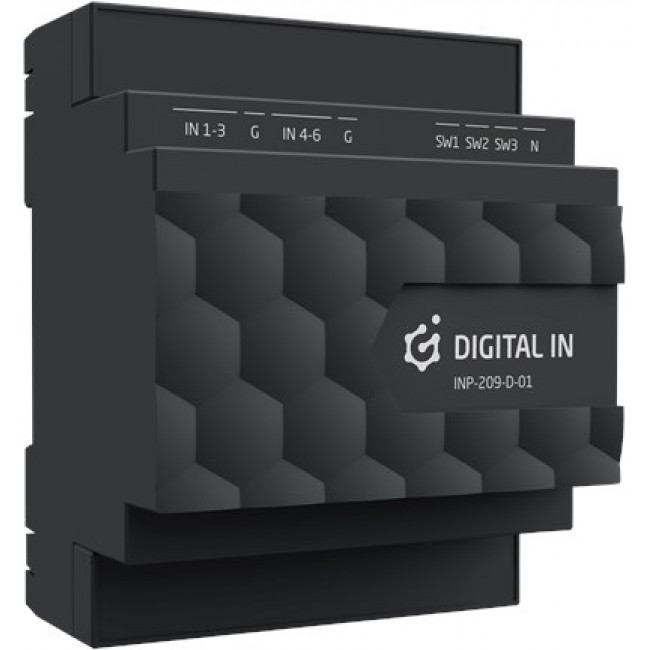 Digital input module (6+3) Grenton / DIN rail mounting / TF-Bus Digital input module (6+3) Grenton / DIN rail mounting / TF-Bus