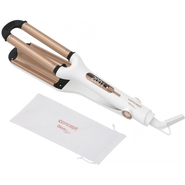 Concept KT2140 Hair styling device waver gold, white